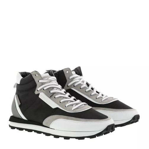 Kennel & Schmenger Icon High Top Sneaker Nylon Black White scarpa da ginnastica bassa
