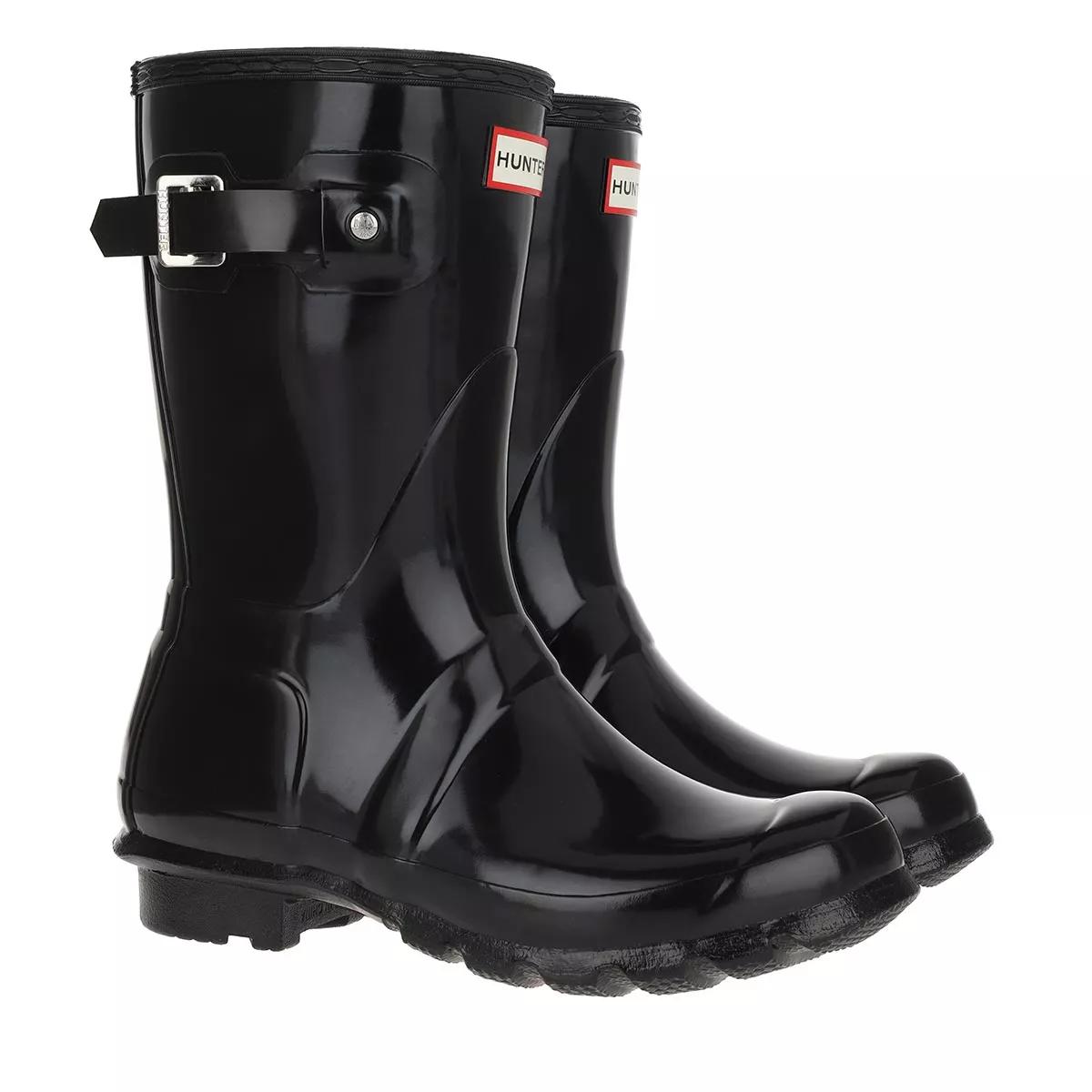 Hunter logo store rain boots