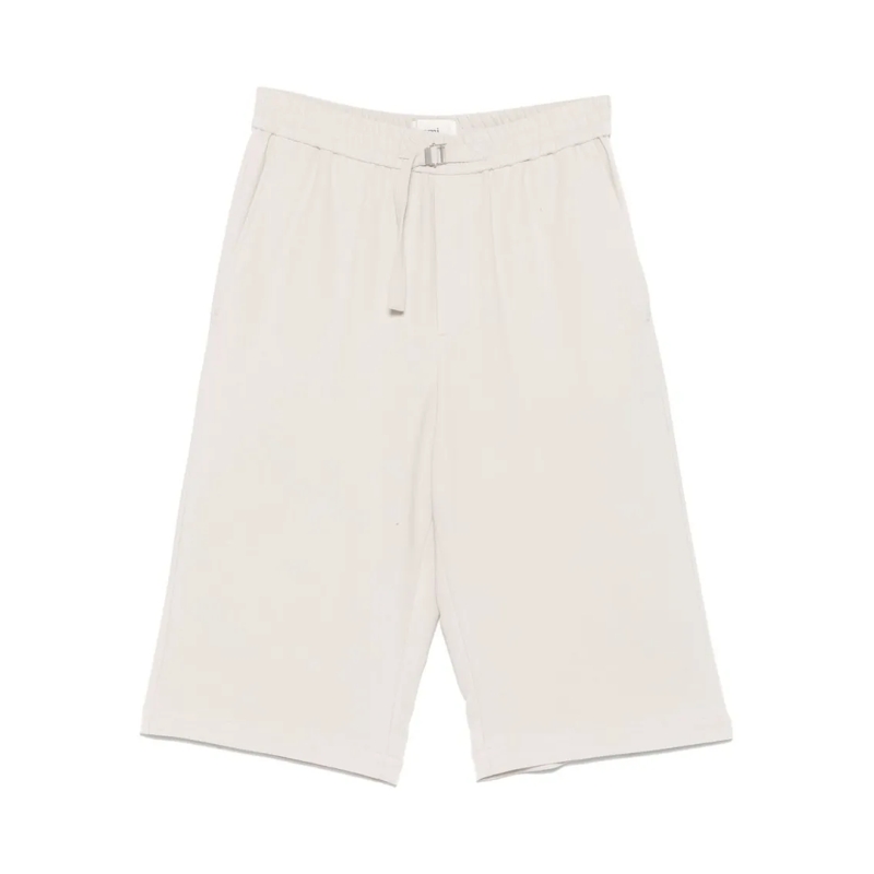 AMI Paris Legere Shorts Light Beige Shorts Neutrals