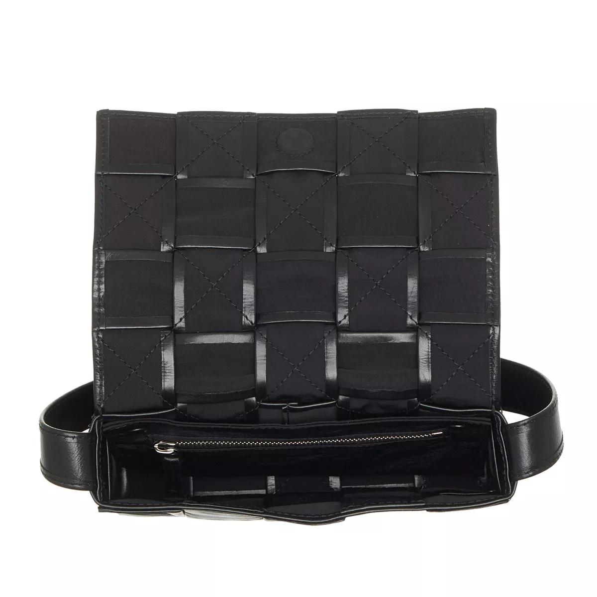 Bottega Veneta Crossbody bags Small Cassette Shoulder Bag in zwart