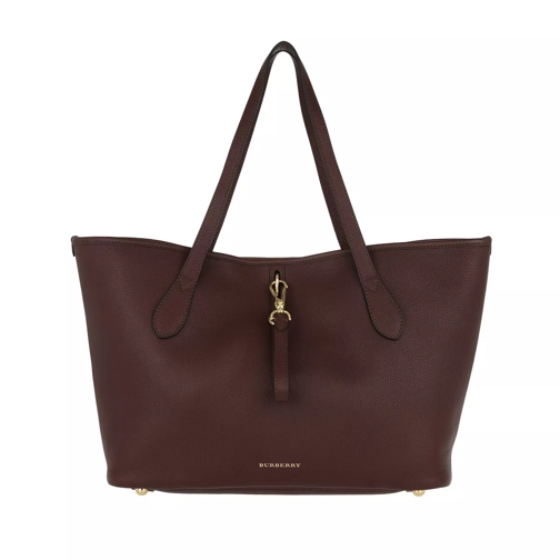 Burberry Derby Honeybrook Medium Tote Leather Mahogany Red Tote
