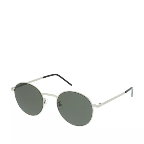Saint Laurent SL 250 SLIM-001 51 Sunglasses Silver-Silver-Grey Sonnenbrille
