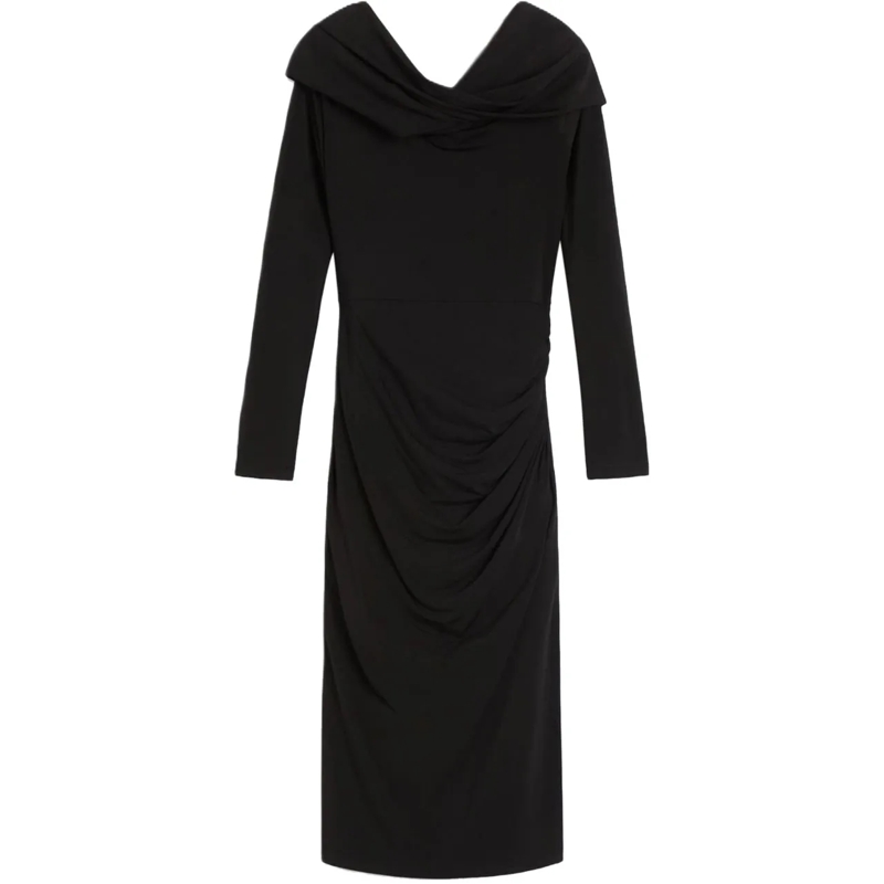 Max Mara Midikleid Dresses Black schwarz