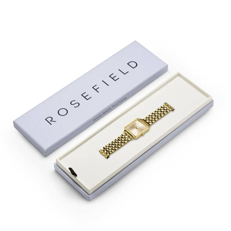 Rosefield Quarzuhr Damenuhr Boxy XS champagner(Image 3)