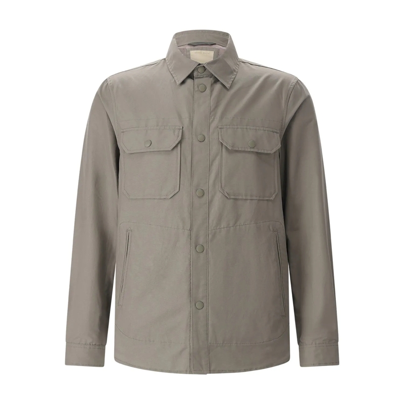 Woolrich Übergangsjacke Hemdjacke aus Baumwolle blau(Image 5)