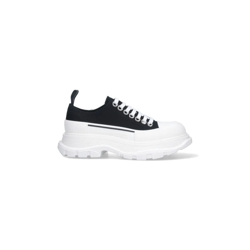 Alexander McQueen Lage-top sneaker "Tread Slick" Sneakers In Black Cotton Black