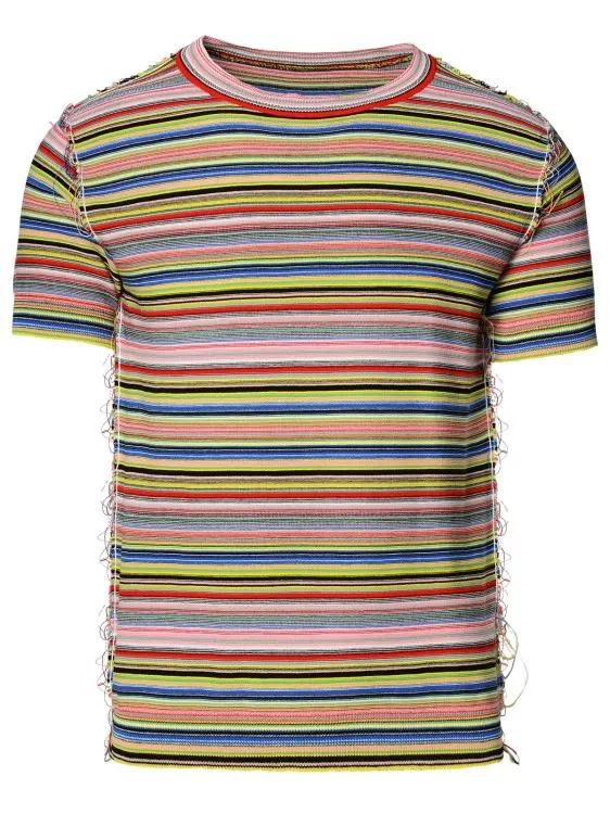 Maison Margiela - Multicolor Cotton T-Shirt - Größe M - multi