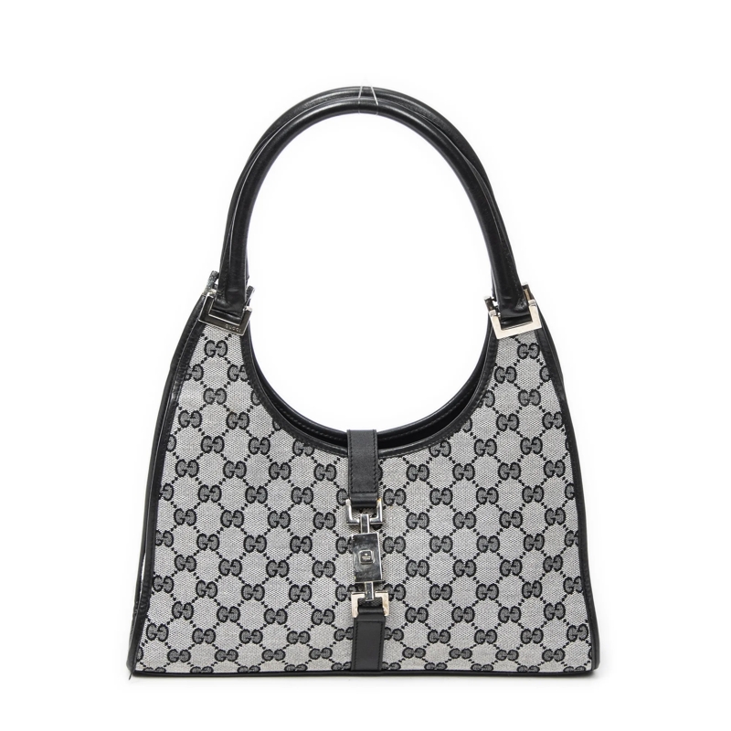 Gucci Crossbody Bag Jackie Bardot Tote grau