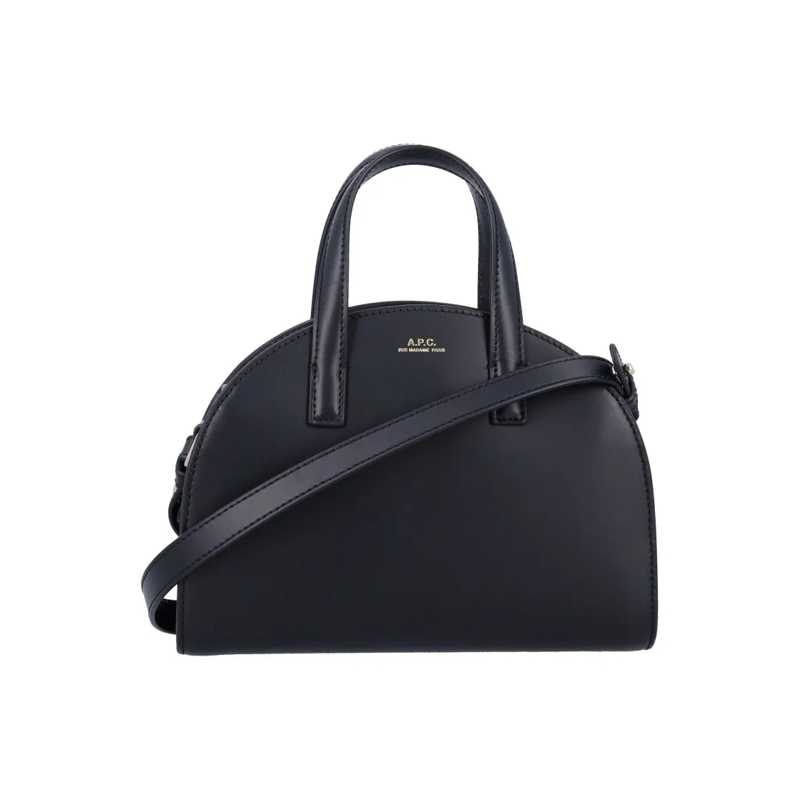 A.P.C. Fourre-tout Demi Lune Small Tote Bag Blue