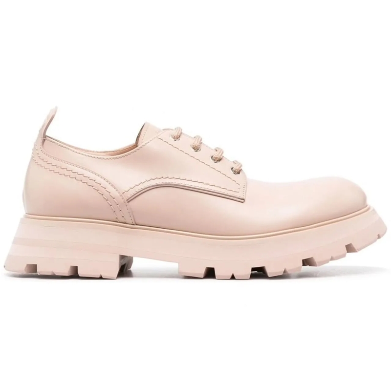 Alexander McQueen Low-Top-Sneaker Wander Lace-up Shoes rose