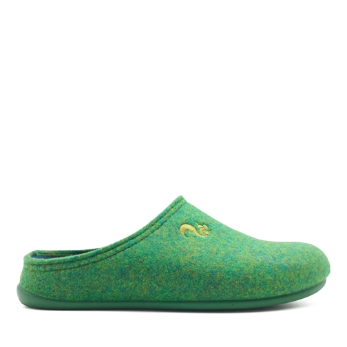 thies Slide thies 1856 ® Recycled PET Slipper vegan verde gree grün