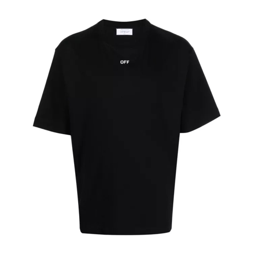 Off-White Crew-Neck Black T-Shirt Black T-shirts