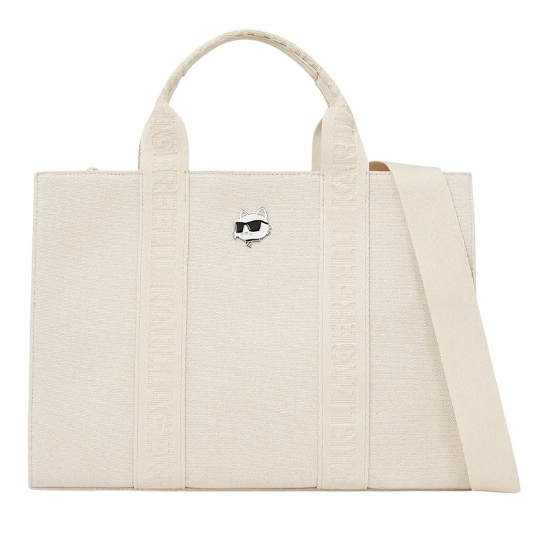 Karl Lagerfeld Shopper IKON CHOUPETTE PIN SQUARE Shopper offwhite