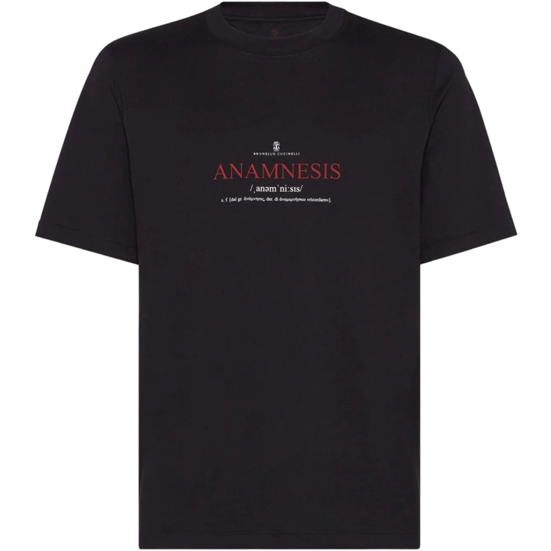 Brunello Cucinelli T-Shirt T-Shirts And Polos Black schwarz