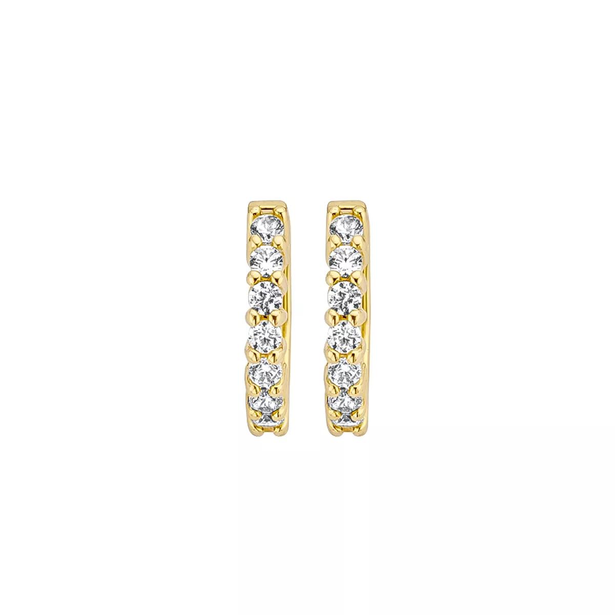 Thumbnail - Blush Ohrringe - Earrings 7134YZI - Gold (14k) with Zirconia - Gr. unisize - in Gold - für Damen