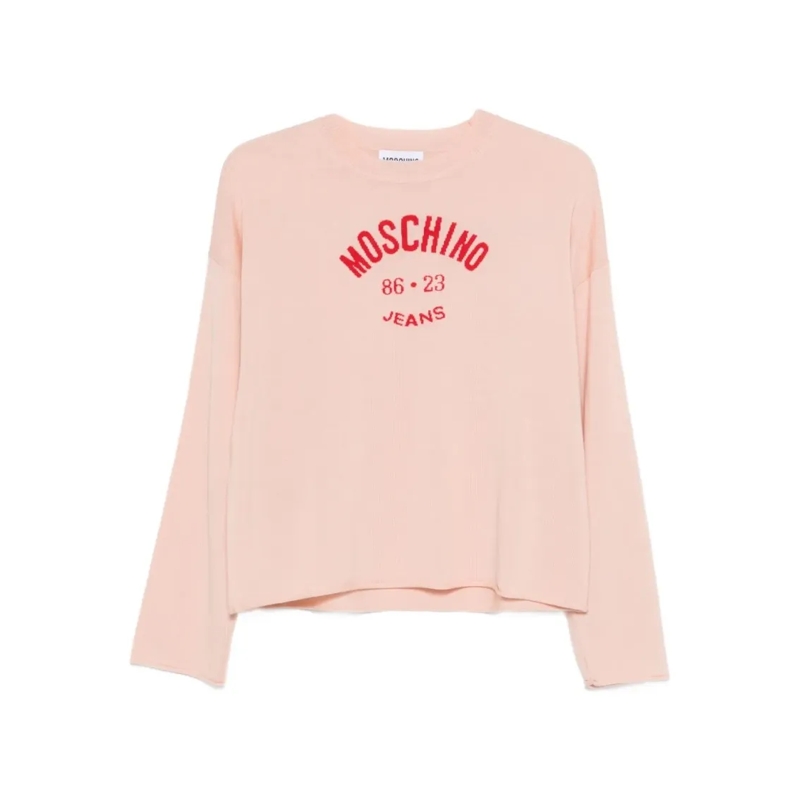 Moschino Trui Knitwear With Classic Design And Fitted Silhouette Neutrals