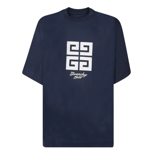 Givenchy Crew Neck Blue T-Shirt Blue 