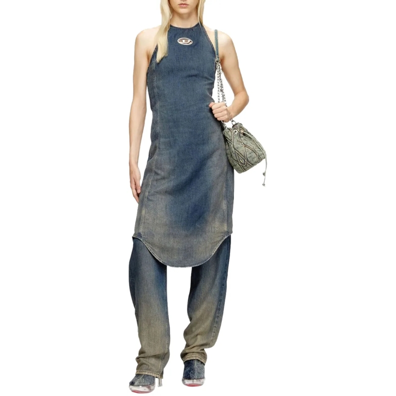 Diesel Combinaison Dresses Denim blau