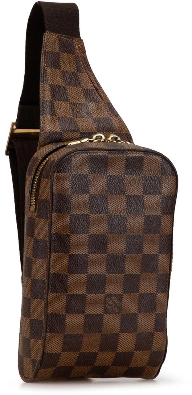 Louis Vuitton Hobo bags Damier Ebene Geronimos in bruin