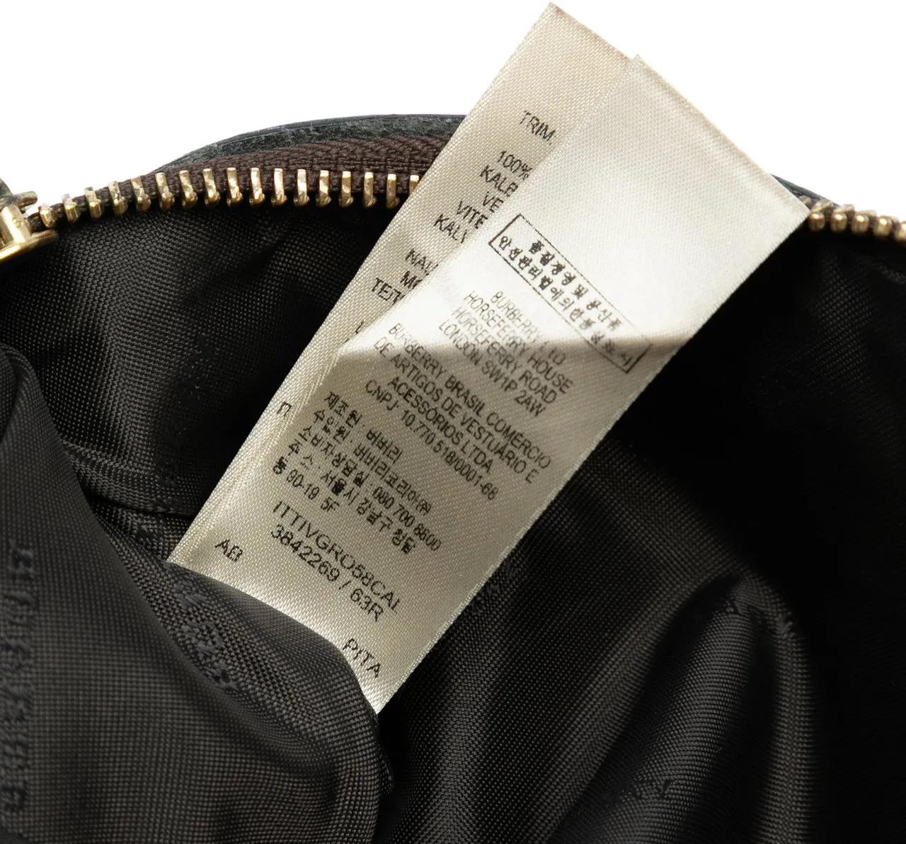 Thumbnail - Burberry Clutches - Haymarket Check Coated Canvas Adeline Fold over Cl - Gr. unisize - in Braun - für Damen