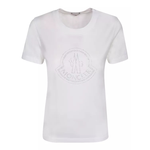 Moncler Logo T-Shirt Made Of Cotton White 