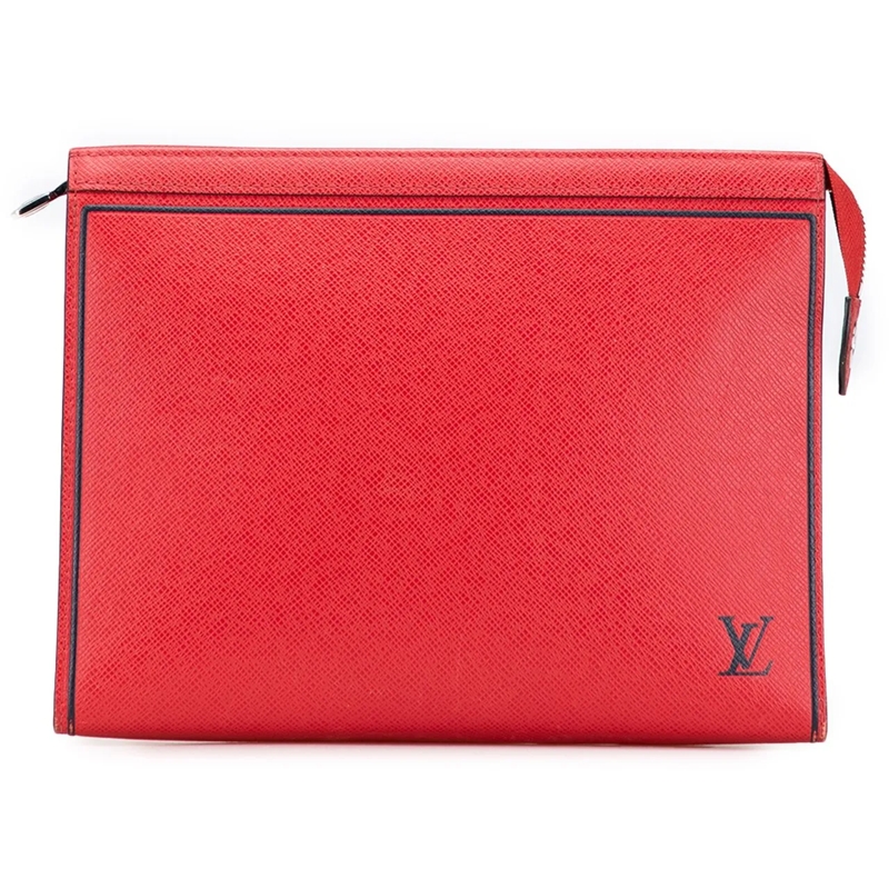 Louis Vuitton Pochette Taiga Pochette Voyage MM rot