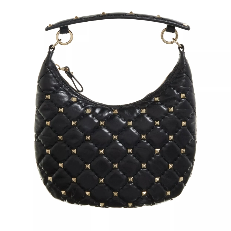 Valentino Garavani Hobo Bag Mini Hobo Rockstud Spike 0NO nero