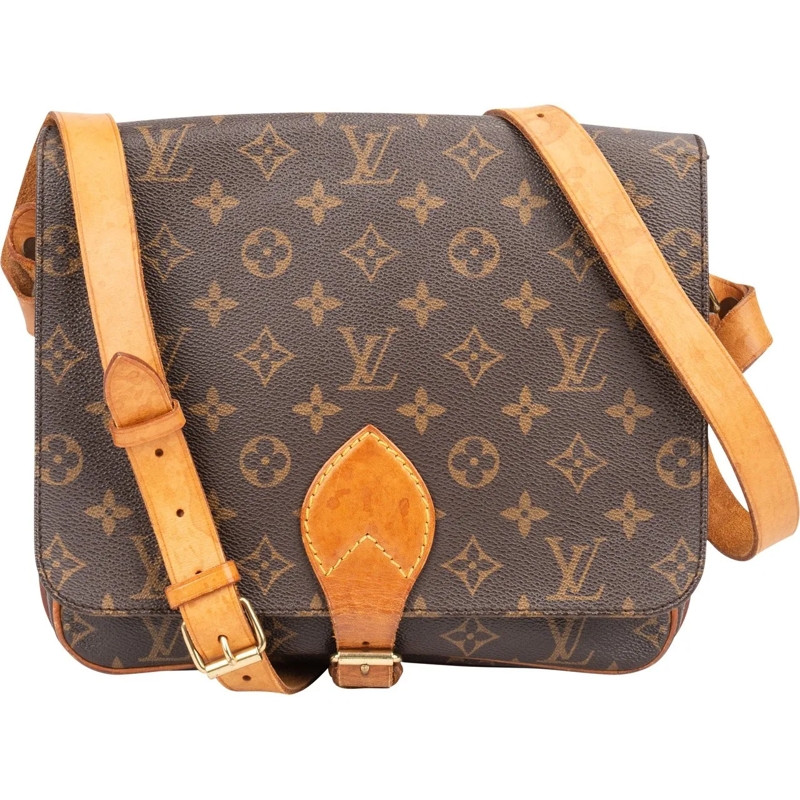 Louis Vuitton Tote Louis Vuitton Canvas Monogam Cartouchiere GM Cross braun