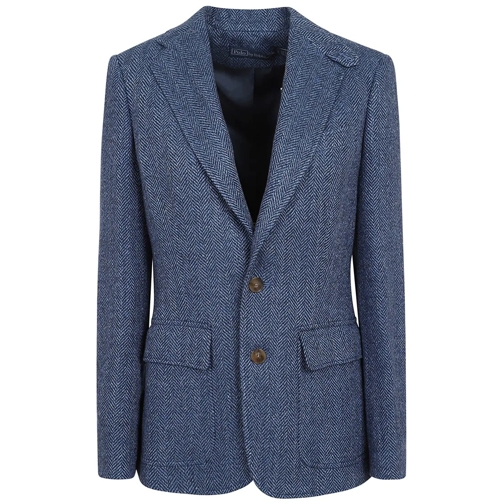 Polo Ralph Lauren Blazer Blazer In Fine Blend Yarns Blue