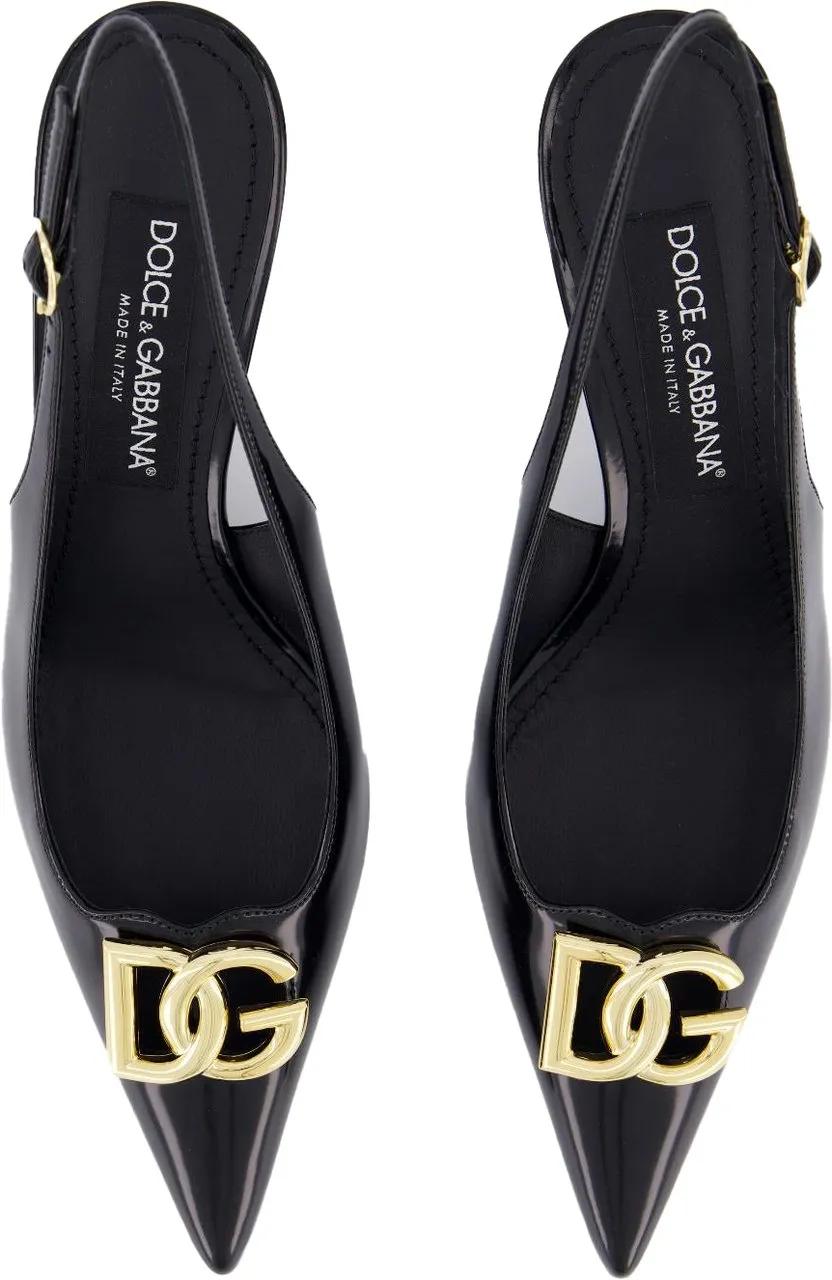 Thumbnail - Dolce&Gabbana Hohe Schuhe - With Heel Black - Gr. 37,5 (EU) - in Schwarz - für Damen