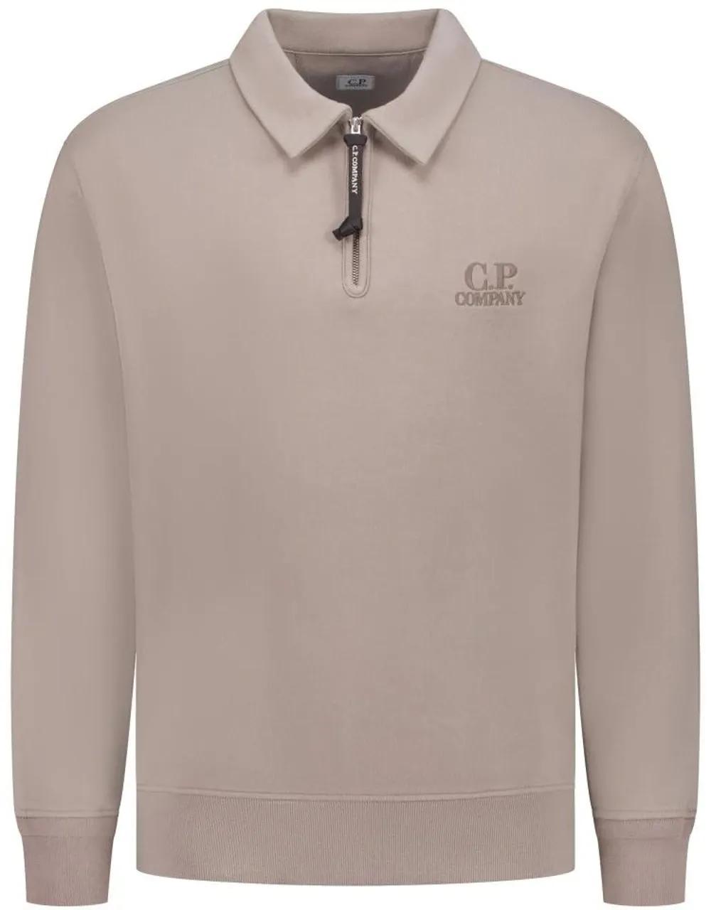 CP Company - Sweatshirts - Polo Collar - Größe M - grün