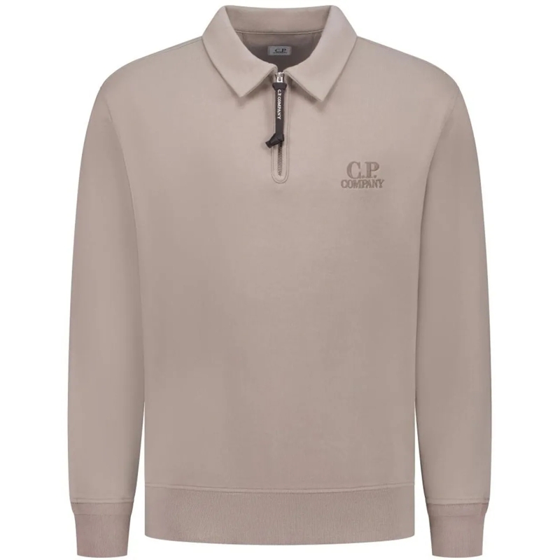 CP Company  Sweatshirts - Polo Collar grün