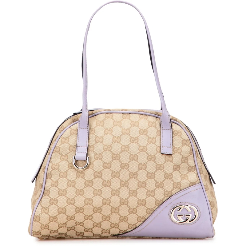 Gucci Fourre-tout GG Canvas New Britt Handbag braun