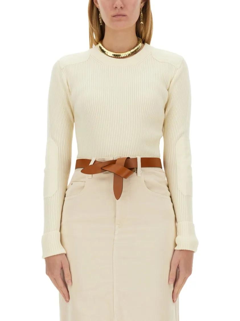 Thumbnail - Etoile Isabel Marant - Gabyne Ribbed Sweater - Größe 40 -