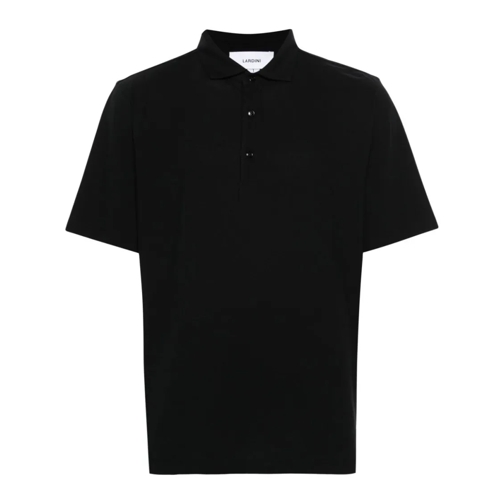 Lardini Polo Black Polo Shirt Black