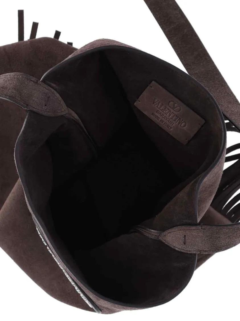 Thumbnail - Valentino Garavani Hobo Bags - "Rockstud" Clutch Bag – Black - Gr. unisize - in Schwarz - für Damen