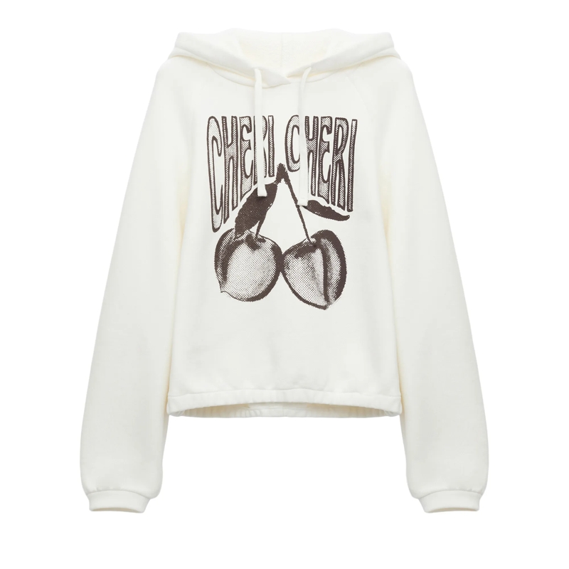 Dorothee Schumacher Top CHIC COOLNESS sweatshirt camellia white