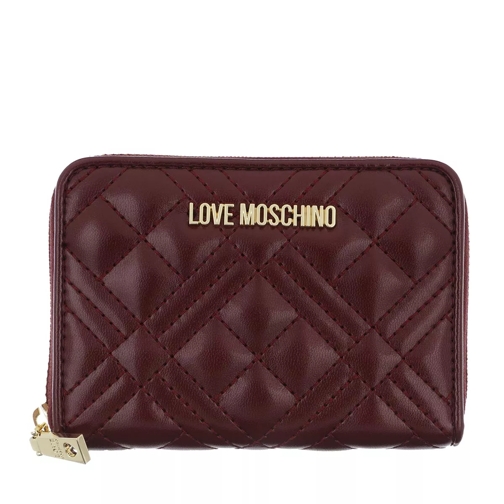 Love Moschino Wallet Vino Portemonnaie mit Zip-Around-Reißverschluss