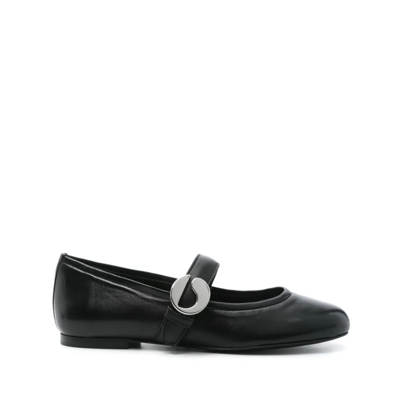 Coperni Ballerinas Rounded Toe Flats Black