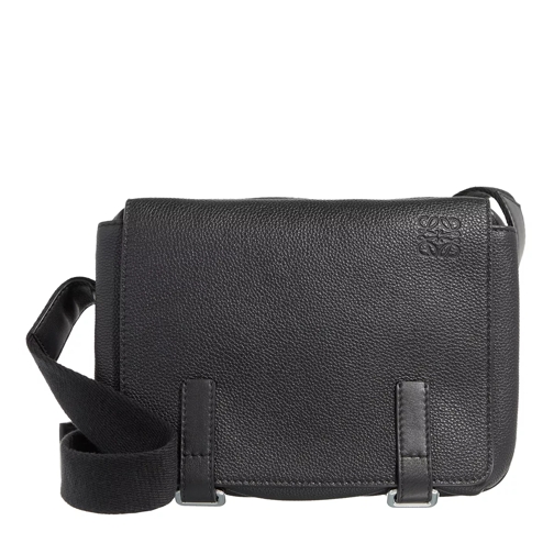 Loewe Military XS Grany Leather Messenger Bag Black Postbodetas