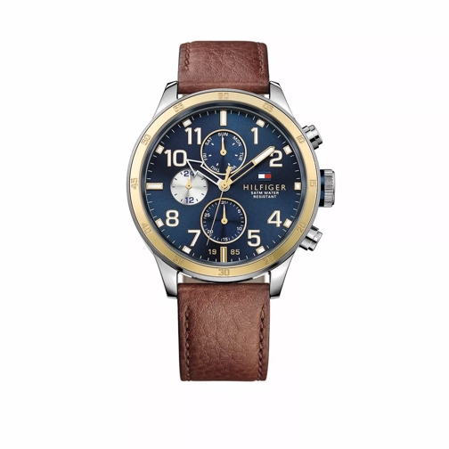 Tommy Hilfiger Multifunctional Watch Casual 1791137 Brown Chronograph
