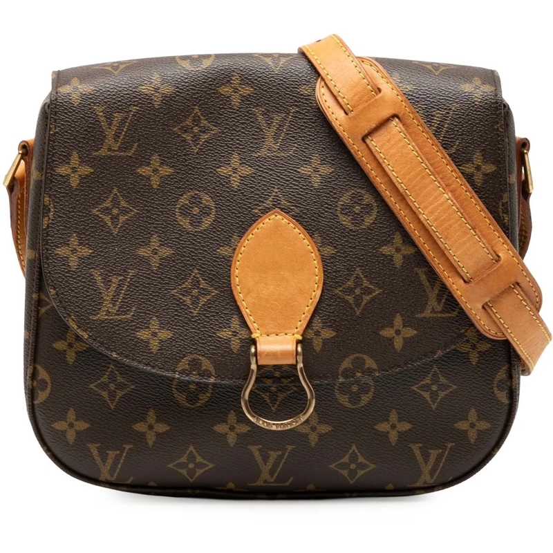 Louis Vuitton Schultertasche Monogram Saint Cloud GM braun