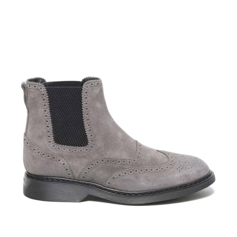 Hogan Bottes Beatles Model Ankle Boot Grey