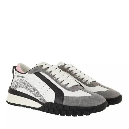 Dsquared2 Logo Sneakers Leather White/Grey scarpa da ginnastica bassa