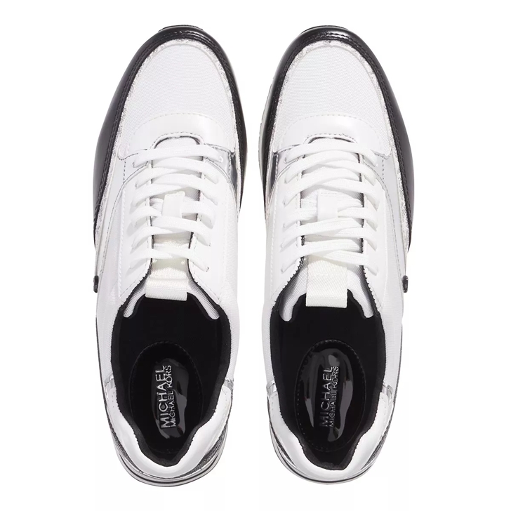 Michael Kors Mariah Trainer Black Optic White Low Top Sneaker