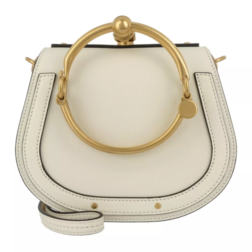 Chloé Small Nile Bracelet Bag Off White Crossbody Bag