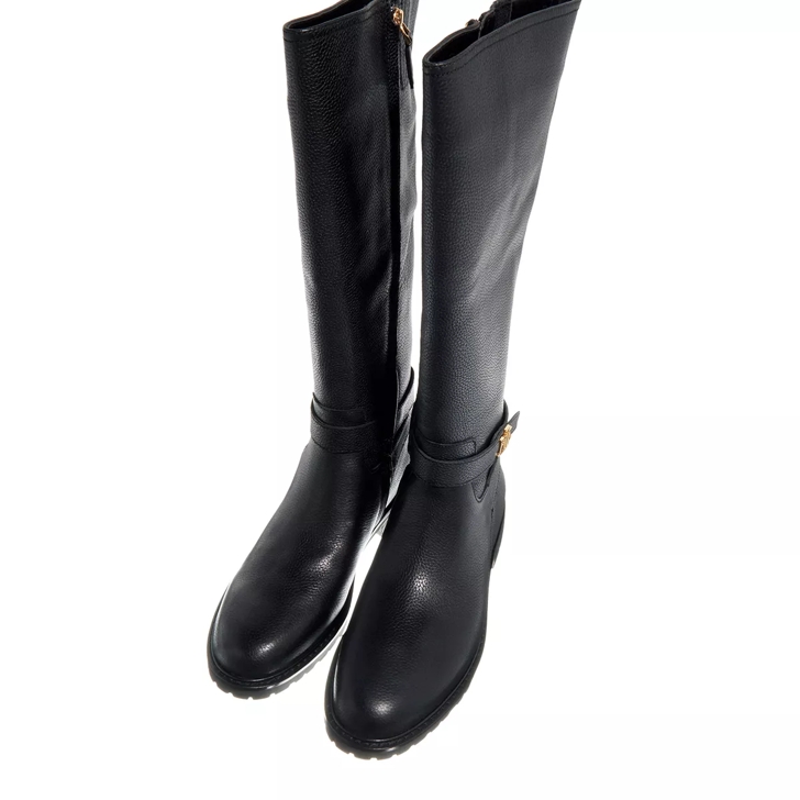 Ralph lauren black boots 2024 ladies