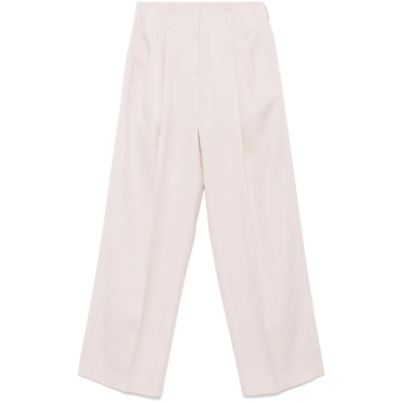 Golden Goose  Wide-Leg Trousers With Concealed Fastening And Fla Pink