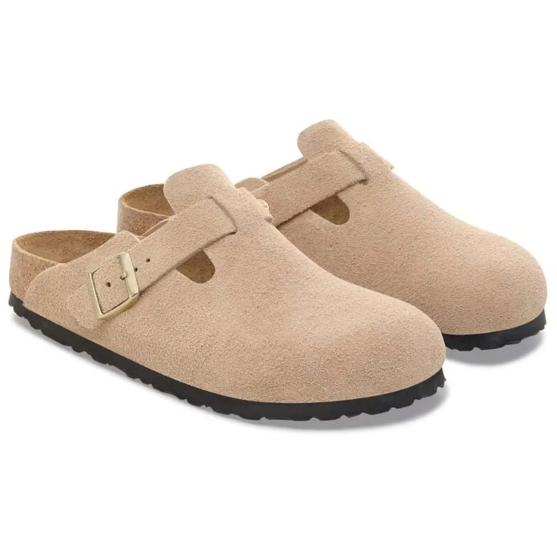 Birkenstock Slipper Birkenstock Boston Bs Slippers Zand 1030883 beige(Image 4)