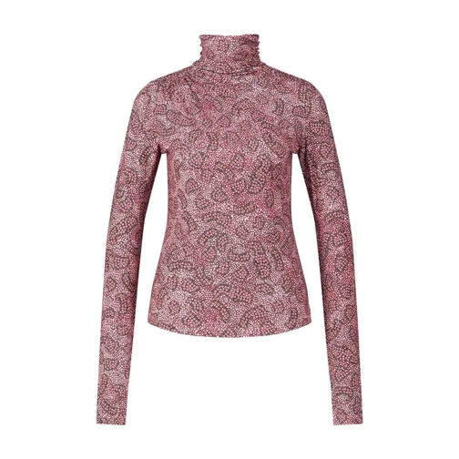 Isabel Marant Langarmshirt Lou mit Muster Pink Topp